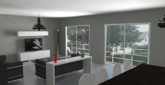 Aménagement intérieur maison m. à chambéry Interieur dune maison moderne