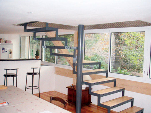 escalier m�tallique