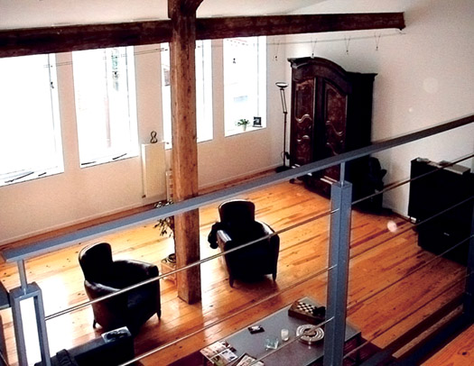 salon vu depuis mezzanine