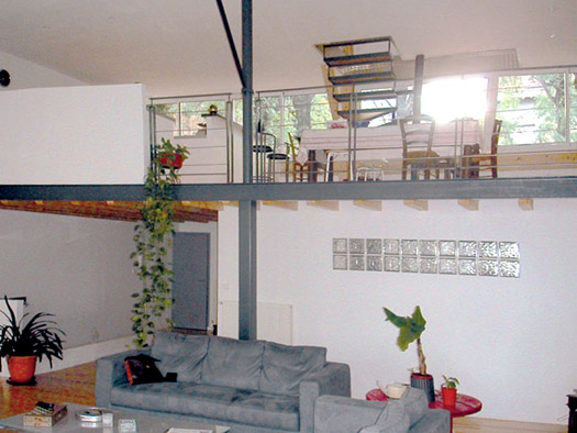 mezzanine et salon