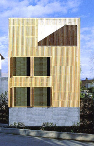 façade de maison bois