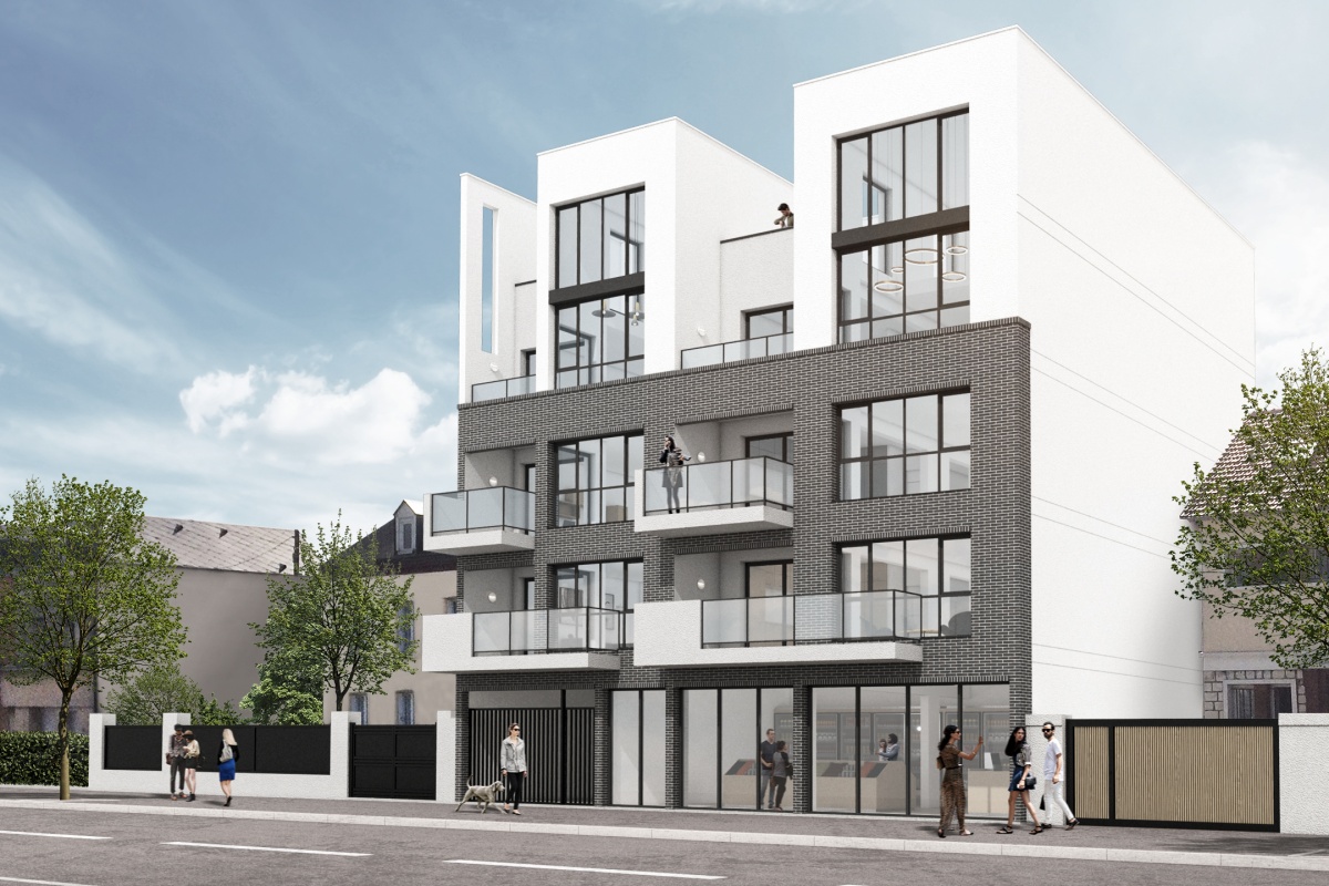 Construction d'un immeuble de 6 logements et d'un local commercial