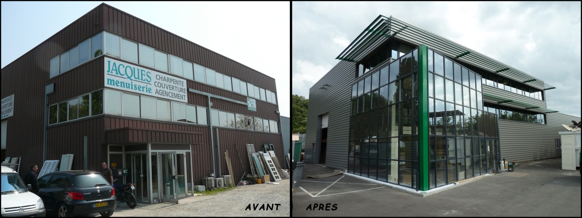 Rénovation d'une entreprise de Mensuiserie