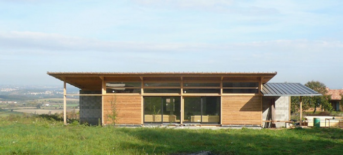 Maison bois bioclimatique / Basse énergie