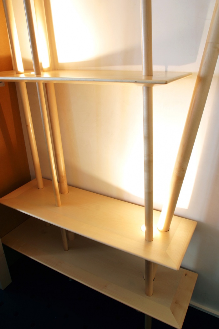 Mobilier : Bibliothque : bois clair