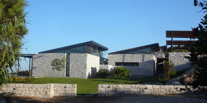 Villa individuelle : vue depuis le Nord