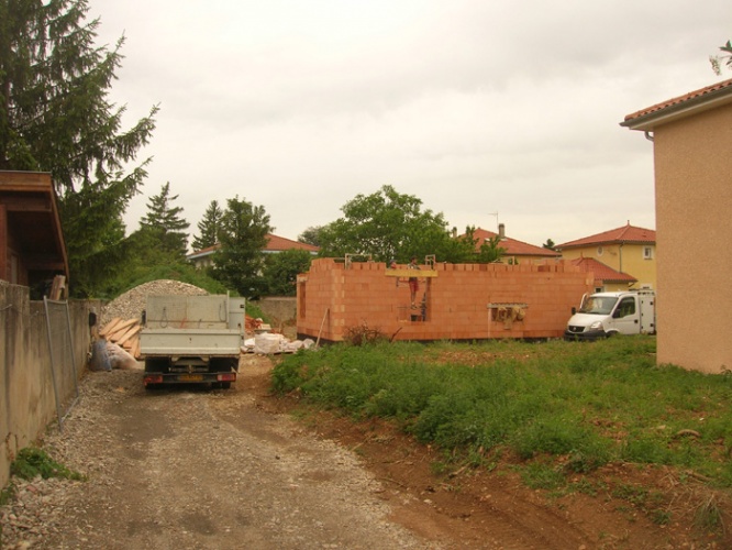 Maison basse consommation : chantier2