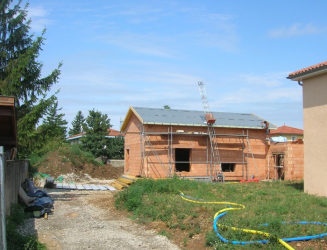 Maison basse consommation : chantier4