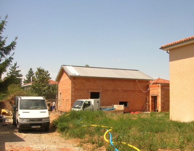 Maison basse consommation : chantier5