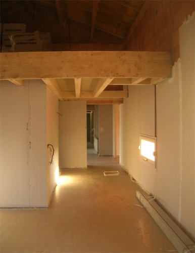 Maison basse consommation : sjour / mezzanine