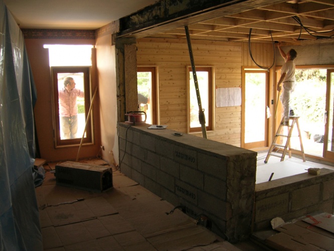 Extension de maison 1 : chantier2