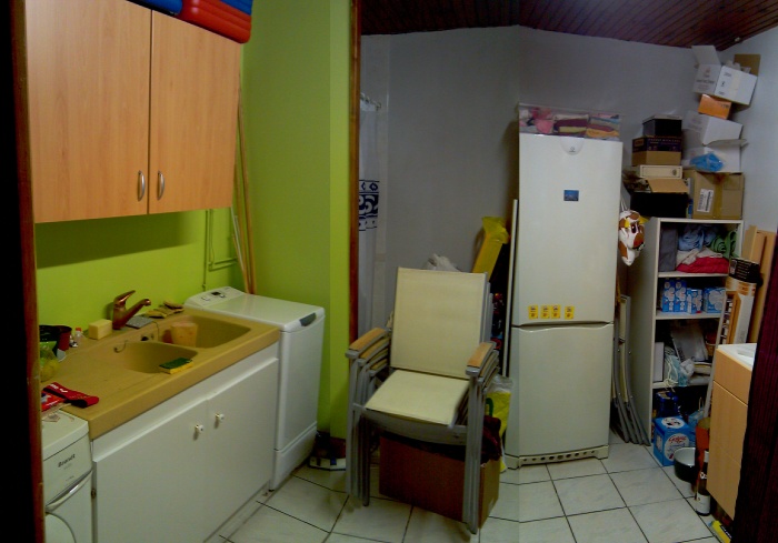 Am�nagement Int�rieur d'un garage : Buanderie avant travaux