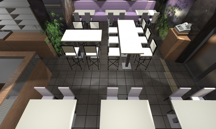 Am�nagement d'un Restaurant : Restaurant 7