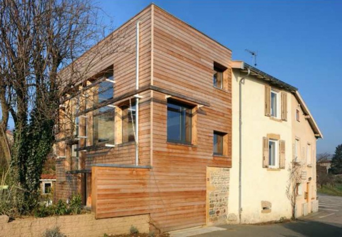 Extension maison pis BBC : ANGLE EST