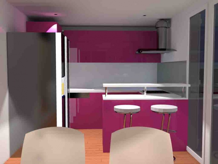 R�novation d'une cuisine : la cuisine en image