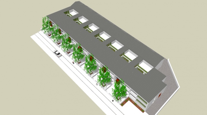 Lofts D : projet st vincent zoom patio b