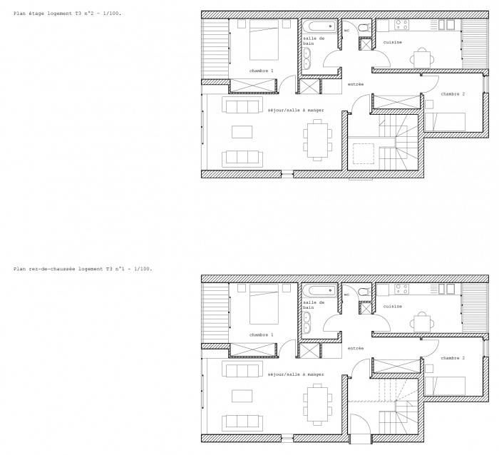 Lofts D : plan projet A
