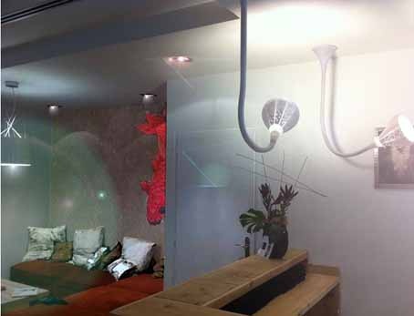 Coneption d'un Salon de coiffure : Dtail visuel
