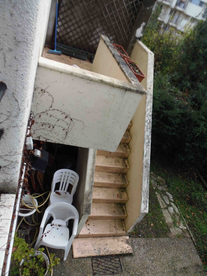 R�novation d'une Maison de Ville et Cr�ation d'une terrasse : l\'escalier EDL