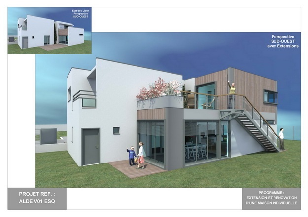 ALDE - V01 - Extension et Rénovation d'une Maison Individuelle