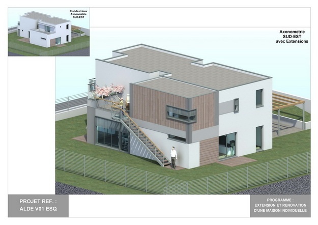 ALDE - V01 - Extension et Rénovation d'une Maison Individuelle : alde_v01_esq_10