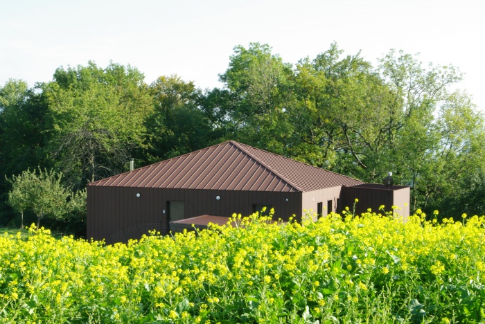 Maison mtal : Vue depuis le nord