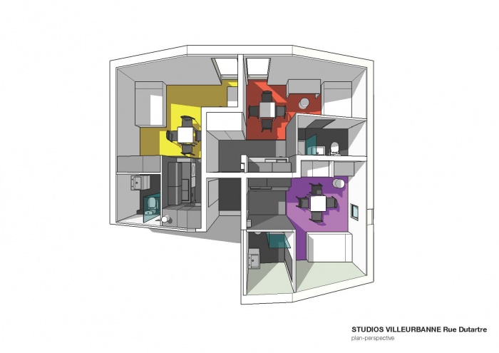 3 STUDIOS : Rpartition spatiale