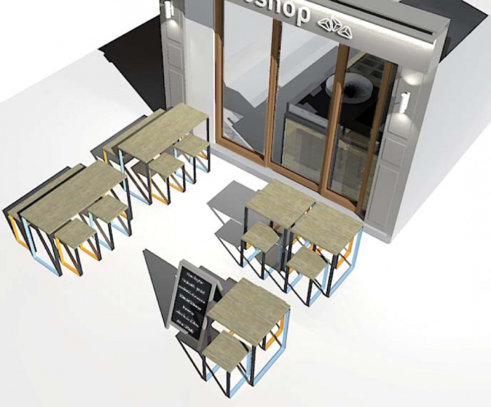 Amnagement d'un restaurant : Terrasse 2