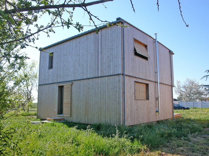 Maison contemporaine �cologique de niveau passif : Maison bioclimatique passive 6