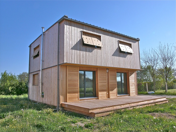 Maison contemporaine �cologique de niveau passif