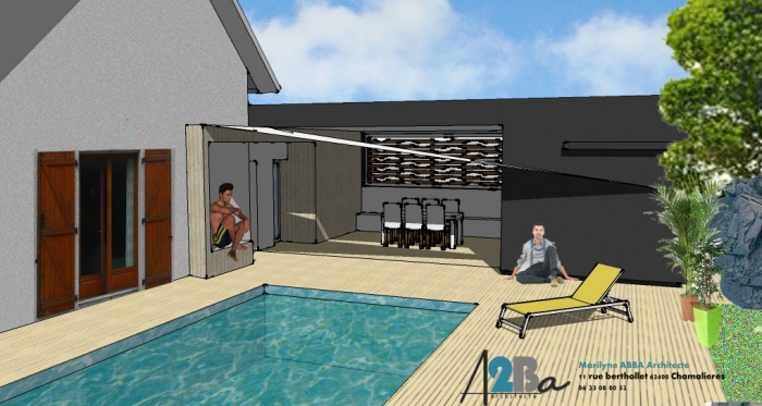 Cr�ation d'un POOL HOUSE : pers 42