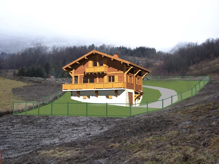 Maison individuelle en bois  Bonneville (74)